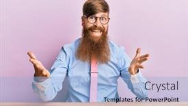  Presentation with irish - Beautiful PPT layouts featuring young-irish-redhead-man-wearing backdrop and a light blue colored foreground
