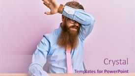  Presentation with irish - Amazing slide deck having young-irish-redhead-man-wearing backdrop and a lemonade colored foreground