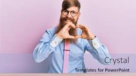  Presentation with irish - PPT layouts with young-irish-redhead-man-wearing background and a light blue colored foreground