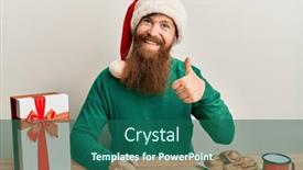  Presentation with irish - PPT theme enhanced with young-irish-redhead-man-wearing background and a ocean colored foreground