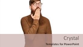  Presentation with irish - Slide set with young-irish-redhead-man-wearing background and a coral colored foreground