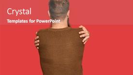  Presentation with self love - Colorful presentation theme enhanced with young-irish-redhead-man-wearing backdrop and a gray colored foreground