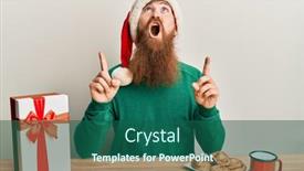  Presentation with irish - Presentation featuring young-irish-redhead-man-wearing background and a ocean colored foreground