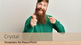  Presentation with irish - Amazing presentation having young-irish-redhead-man-wearing backdrop and a soft green colored foreground