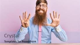  Presentation with irish - Colorful slide set enhanced with young-irish-redhead-man-wearing backdrop and a light blue colored foreground