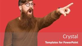  Presentation with irish - PPT theme consisting of young-irish-redhead-man-wearing background and a gray colored foreground