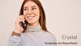  Presentation with irish - Beautiful theme featuring young-irish-teenager-girl-smiling backdrop and a lemonade colored foreground