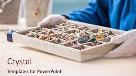  Presentation with workshop - Audience pleasing slide deck consisting of young jeweler working in his backdrop and a lemonade colored foreground