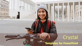  Presentation with electric scooter - 