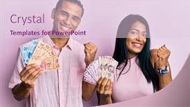  Presentation with mexican - Colorful presentation design enhanced with young-latin-couple-holding-mexican backdrop and a lemonade colored foreground