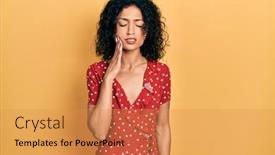  Presentation with summer - PPT theme enhanced with young-latin-girl-wearing-summer background and a  colored foreground