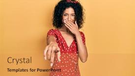  Presentation with summer - PPT layouts featuring young-latin-girl-wearing-summer background and a yellow colored foreground