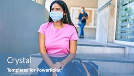  Presentation with medical student - Audience pleasing PPT layouts consisting of young-latin-student-girl-wearing backdrop and a teal colored foreground