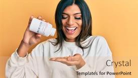  Presentation with transgender - Slide deck enhanced with young-latin-transsexual-transgender-woman background and a coral colored foreground