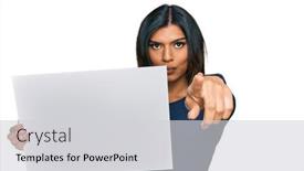  Presentation with transgender - Amazing PPT theme having young-latin-transsexual-transgender-woman backdrop and a light gray colored foreground