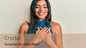  Presentation with transgender health - Slide deck consisting of young-latin-transsexual-transgender-woman background and a coral colored foreground