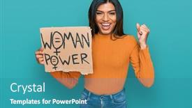  Presentation with transgender - Slides with young-latin-transsexual-transgender-woman background and a teal colored foreground