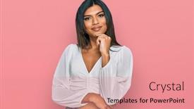  Presentation with transgender - Beautiful presentation featuring young-latin-transsexual-transgender-woman backdrop and a coral colored foreground