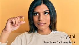  Presentation with transgender - Slides consisting of young-latin-transsexual-transgender-woman background and a coral colored foreground