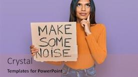  Presentation with transgender - Colorful theme enhanced with young-latin-transsexual-transgender-woman backdrop and a coral colored foreground