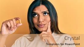  Presentation with transgender - Slide deck having young-latin-transsexual-transgender-woman background and a coral colored foreground