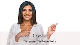  Presentation with transgender - PPT theme featuring young-latin-transsexual-transgender-woman background and a lemonade colored foreground