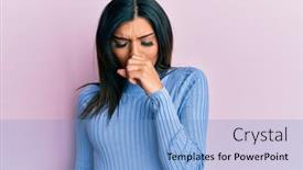  Presentation with transgender health - Presentation having young-latin-transsexual-transgender-woman background and a light blue colored foreground