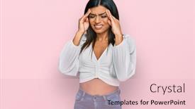  Presentation with transgender - Beautiful PPT theme featuring young-latin-transsexual-transgender-woman backdrop and a lemonade colored foreground