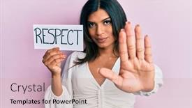  Presentation with transgender - Amazing presentation theme having young-latin-transsexual-transgender-woman backdrop and a coral colored foreground
