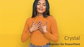  Presentation with transgender health - Slide deck with young-latin-transsexual-transgender-woman background and a gold colored foreground