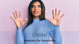  Presentation with transgender - Amazing presentation design having young-latin-transsexual-transgender-woman backdrop and a light blue colored foreground
