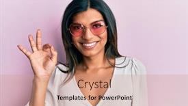  Presentation with transgender - Amazing slide deck having young-latin-transsexual-transgender-woman backdrop and a coral colored foreground