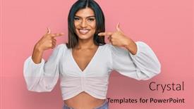  Presentation with transgender health - Theme enhanced with young-latin-transsexual-transgender-woman background and a coral colored foreground