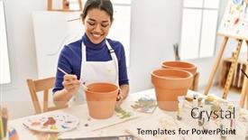  Presentation with confident - PPT layouts featuring young-latin-woman-smiling-confident background and a lemonade colored foreground