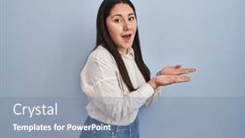  Presentation with woman hands open - 