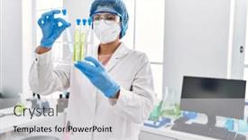  Presentation with test tube laboratory - 