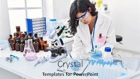  Presentation with test tube laboratory - 