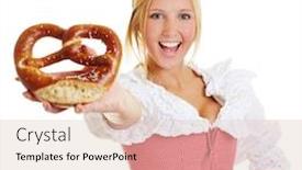  Presentation with lactation young woman breastfeeding - Cool new presentation with young-laughing-woman-in-dirndl backdrop and a lemonade colored foreground