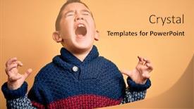  Presentation with winter - Cool new presentation design with young-little-boy-kid-wearing backdrop and a yellow colored foreground