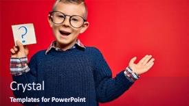  Presentation with holding hands - Colorful PPT layouts enhanced with young-little-caucasian-kid-wearing backdrop and a navy blue colored foreground