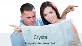  Presentation with lost - Cool new theme with young lost and confused military backdrop and a light blue colored foreground