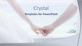  Presentation with beach wedding - Cool new presentation theme with young loving couple on beach background wedding day outdoor beach wedding backdrop and a sky blue colored foreground