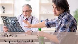  Presentation with old young - Cool new slide set with liver xray - young male alcoholic visiting old backdrop and a coral colored foreground