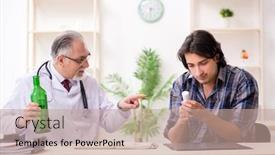  Presentation with old young - PPT layouts featuring young-male-alcoholic-visiting-old background and a coral colored foreground