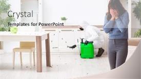  Presentation with pest - Audience pleasing PPT layouts consisting of young-male-contractor-and-female backdrop and a white colored foreground