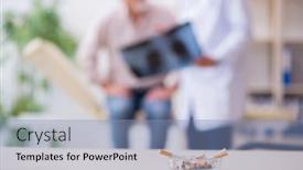  Presentation with old young - Colorful slide deck enhanced with young-male-doctor-and-old backdrop and a light blue colored foreground