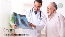  Presentation with old young - PPT layouts having young-male-doctor-visiting-old background and a lemonade colored foreground