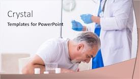  Presentation with old young - Amazing presentation design having young-male-doctor-visiting-old backdrop and a sky blue colored foreground