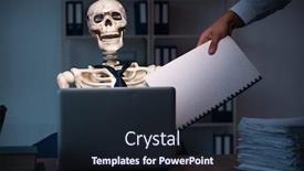  Presentation with employee - Cool new theme with young-male-employee-working backdrop and a wine colored foreground