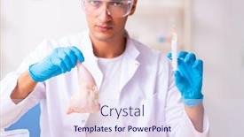  Presentation with nutrition - Theme featuring young-male-nutrition-expert-testing background and a sky blue colored foreground